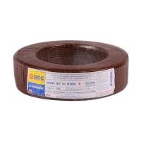 ราคา สายไฟ THW IEC01 BCC 1X6 ตร.มม. 100 ม. สีน้ำตาล (1121226)