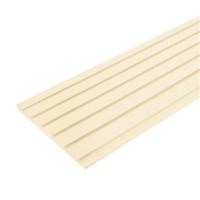 ราคา ไม้ผนังบังใบ CONWOOD ลายเสี้ยน หน้า 8 นิ้ว 1.1x20x305 ซม. สีขาวงาช้าง (1195782)