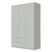 ราคา ตู้เสื้อผ้า 3 บานเปิด SB FURNITURE QUINN 19228847 150 ซม. สี MAGIC GREY (1255409)