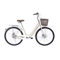 ราคา จักรยานแม่บ้าน Xaming 26 นิ้ว สีครีม (888109200096)