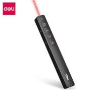 ราคา เลเซอร์พอยเตอร์ DELI ES001-BK-01 ไร้สาย2.4GHZ 100เมตร แสงแดง สีดำ (888134600761)