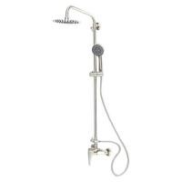 ราคา Karat Faucet ก๊อกผสมติดผนัง พร้อมชุดฝักบัว Rain Shower และฝักบัวสายอ่อน รุ่น KRS-032-780-63