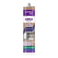 ราคา ยาแนวอะคริลิก SUPREMPRO MULTI PURPOSE 450 กรัม สีน้ำตาลอัลมอนด์ (1313626)