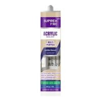 ราคา ยาแนวอะคริลิก SUPREMPRO MULTI PURPOSE 450 กรัม สีเบจ (1313643)
