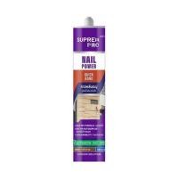 ราคา กาวพลังตะปู สูตรน้ำมัน SUPREMPRO QUICK BOND 300 มล. สีน้ำตาล (1313659)