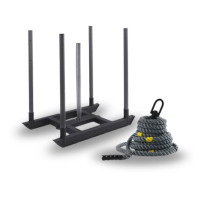 ราคา เครื่องดึงเลื่อนปรับน้ำหนัก HOMEFITTOOLS พร้อมเชือก ฝึก HYROX (888139600649)