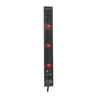 ราคา ปลั๊กไฟกันกระชาก 6 ช่อง 3 สวิตช์ SAVE TRONICS P-6EU-TIS 3 เมตร (1273252)