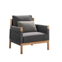 ราคา โซฟาสนาม 1 ที่นั่ง BUNISE รุ่น CASSIS ขนาด 78×76×72.5 ซม. สีเทา (888211800029)