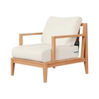 ราคา โซฟาไม้สัก 1 ที่นั่ง BUNISE รุ่น OT08 ขนาด 71×87×74 ซม. สีครีม (888211800098)