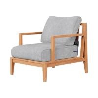ราคา โซฟาไม้สัก 1 ที่นั่ง BUNISE รุ่น OT08 ขนาด 71×87×74 ซม. สีเทาหมอก (888211800099)