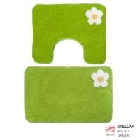 ราคา พรมเช็ดเท้าชุดห้องน้ำ 2 ชิ้น EXPRESS CARPET รุ่น AG6-7 ขนาด45X70 ซม.และ พรมรูปตัว U 50X60 ซม. หนา 20 มม. สีเขียว (888247600102)