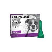 ราคา ยาหยอดกำจัดเห็บหมัดสุนัข น้ำหนัก 20-40 กก. FRONTLINE PLUS ไซซ์ L (1210821)