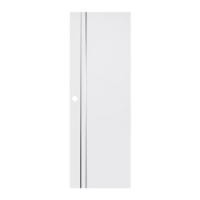 ราคา ประตูห้องน้ำ UPVC เจาะลูกบิด AZLE AZ 1-WH 70x200 ซม. สีขาว (1302460)