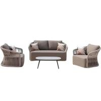 ราคา ชุดโซฟาสนาม 4 ที่นั่ง BUNISE รุ่น LAGUNA ขนาด 150×90×75 ซม. สีแอปริคอต (888211800142)