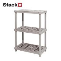 ราคา ชั้นพลาสติก 3 ชั้น STACKO 60x35x88 ซม. สีเทาอ่อน (1311614)