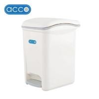 ราคา ถังขยะเหยียบเหลี่ยม ACCO 6.5 ลิตร สีขาว/เทา (111254)