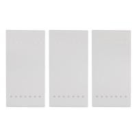 ราคา ฝาครอบสวิตช์ 1 ช่อง BTICINO SN4911F LIVING LIGHT สีขาว (แพ็ก 3 ชิ้น) (245146)