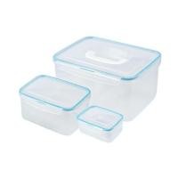 ราคา ชุดกล่องอาหารเหลี่ยม JCJ SAFE&LOCK 91395 3ชิ้น (1046528)