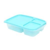ราคา ชุดกล่องอาหารเหลี่ยม 3 ช่อง MICRON CHEF 6074 สีเขียว 2 ชิ้น/แพ็ค (1053185)