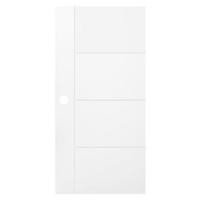 ราคา ประตูภายนอก UPVC AZLE PZUS02 80X200 ซม. สีขาว เจาะลูกบิด (1110217)