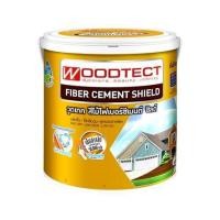 ราคา สีทาไม้ฝาไฟเบอร์ซีเมนต์ WOODTECT FM606 สีไม้พยุง เงา 1 แกลลอน (1157828)