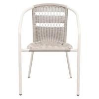 ราคา เก้าอี้หวายเทียม SPRING WICKER X สีเทาอ่อน (1160458)