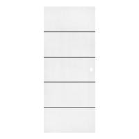 ราคา ประตูไม้ปิดผิว PVC N999 P004-1-5 80X200 ซม. สีขาว (1197448)