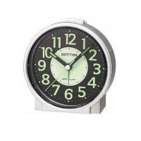 ราคา นาฬิกาตั้งโต๊ะพลาสติก RHYTHM CRE225NR19 3 นิ้ว สีเงิน (1216892)