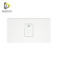 ราคา ชุดสวิตช์ 1 ทาง 1 ช่อง ELECKTA N BASIC สีขาว (1217552)