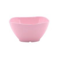 ราคา ชามเมลามีนเหลี่ยม 4.5 นิ้ว KECH NEW WAVE สีชมพู (1229825)