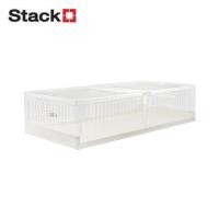 ราคา กล่องเก็บของใต้เตียง STACKO HASS SIZE M 99X49.5X25 ซม. สีขาว (1283347)