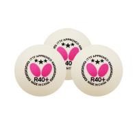 ราคา ลูกปิงปอง BUTTERFLY 3 ดาว สีขาว (กล่อง 3 ลูก) (1296723)