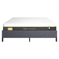 ราคา ที่นอนยางพาราแท้ 3.5 ฟุต NOOZ SUNNY EVO มาพร้อมกับฐานเตียง 3.5 ฟุต NOOZ PIXEL BED FRAME (ไม่มีหัวเตียง) (888170800332)