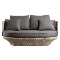 ราคา โซฟาสนาม 2 ที่นั่ง BUNISE รุ่น P66 ขนาด 155×80×77 ซม. สีเทา (888211800134)