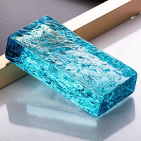 ราคา บล็อกแก้ว TIMELESS TILES รุ่น ICE 20X10X5 ซม. สีฟ้าใส TRANSPARENT BLUE (888236300079)
