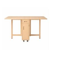 ราคา โต๊ะทานข้าวไม้ยางพาราแท้พับเก็บได้ MAAI DESIGN รุ่น BUTTERFLY ONLY TABLE สีบีช (888247300005)