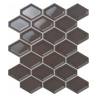 ราคา Cotto กระเบื้องโมเสค คอตโต้ เฮกซ์ บีเวล อิน ดำ 31.1X35.6 ซม.