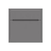 ราคา ตู้ลิ้นชัก KITZCHO CURVE 66x66 ซม. สี GREY GRAPHITE (1281352)