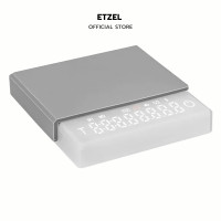 ราคา เครื่องชั่งดิจิตอลขนาดเล็ก ETZEL ตาชั่งกาแฟ 2KG/0.3G มีแผ่นซิลิโคนกันลื่น สีขาว (888108700217)