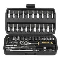 ราคา ชุดบ็อกซ์ DELTON รุ่น DKT-46PCS 1/4 นิ้ว แพ็ก 46 ชิ้น (888204600141)