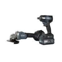 ราคา ชุดบล็อคกระแทกและเครื่องเจียรไร้สาย (พร้อมแบตเตอรี่) ROWEL CSD402ZX 40 โวลต์ (1311818)
