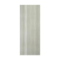 ราคา ประตูภายใน UPVC ไม่เจาะลูกบิด NAPA UA3 90x200 ซม. สีเทาลายไม้ (1319467)