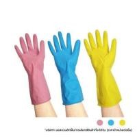 ราคา ถุงมือยาง POLY-BRITE COMFORT SIZE M คละสี (แพ็ก 1 คู่) (132962)