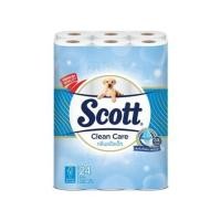 ราคา กระดาษชำระ SCOTT CLEAN CARE BABY POWDER (แพ็ก 24 ชิ้น) (1098110)