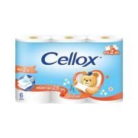 ราคา กระดาษชำระ CELLOX DOUBLE ROLL (แพ็ก 6 ชิ้น) (1099681)