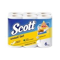 ราคา กระดาษอเนกประสงค์ SCOTT CALORIE LIGHT (แพ็ก 6 ชิ้น) (1099525)