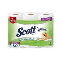 ราคา กระดาษชำระ SCOTT EXTRA (แพ็ก 6 ชิ้น) (1130262)