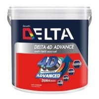 ราคา สีน้ำทาภายนอก ชนิดด้าน DELTA 4D ADVANCE 2IN1 BASE B 1 แกลลอน (1305487)