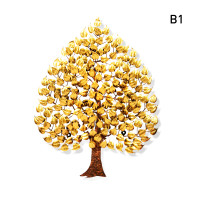 ราคา ของตกแต่งบ้าน อินทรักษ์ ต้นโพธิ์ทอง ทรัพย์เศรษฐี B1 ขนาด 70X90X10 ซม. แฮนด์เมด (888249400002)