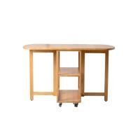ราคา โต๊ะทานข้าวไม้ยางพาราแท้พับเก็บได้ MAAI DESIGN รุ่น NABI TABLE สีบีช (888247300008)